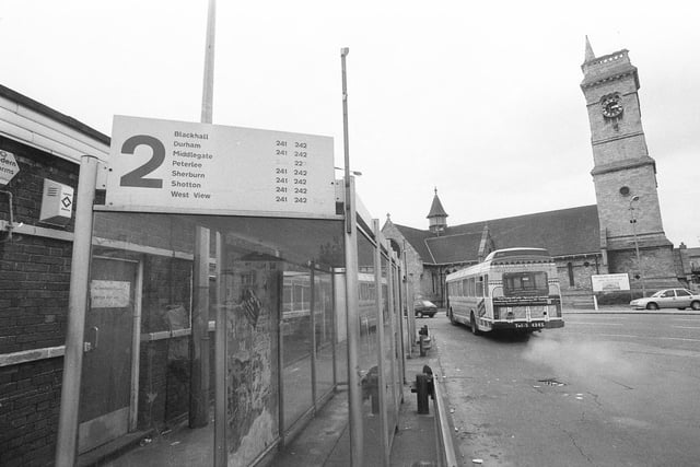 One last view of the old bus station shortly before demolition work began in September 1993.