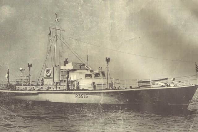 Marica as she would have looked during her time as a submarine hunter in World War Two.