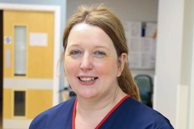 Chief nurse Lindsey Robertson has commented that staff at "pleased" to welcome visitors back.