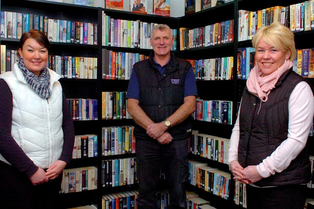 Hartlepool and District Hospice opened a charity shop on Catcote Road in 2015. Shop workers Julie Hildreth, Steven Waites and Karen Witherley are pictured in the shop's book sales room.