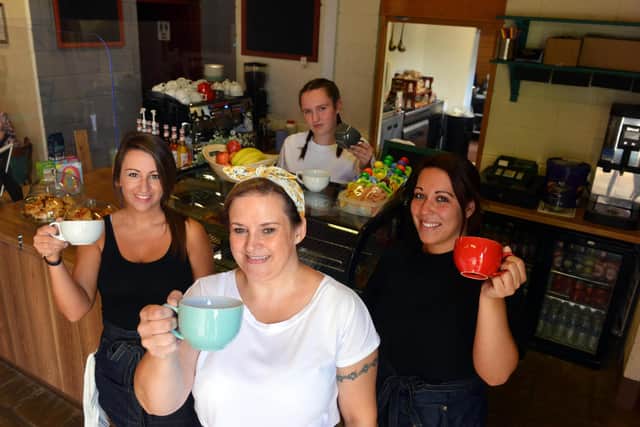 The opening of the café has created five new jobs.