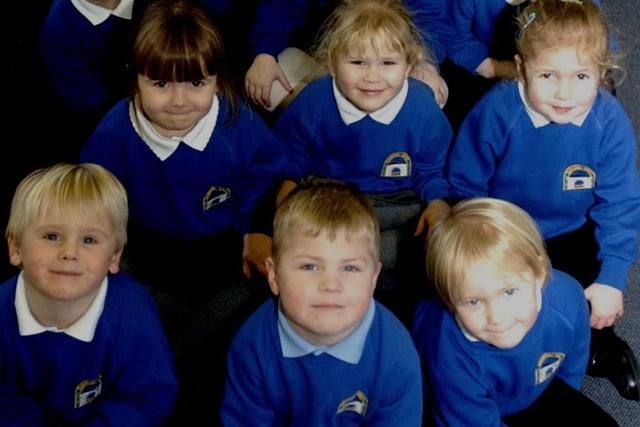 Some more of the new starters at  Barnard Grove Primary School in January 2004.