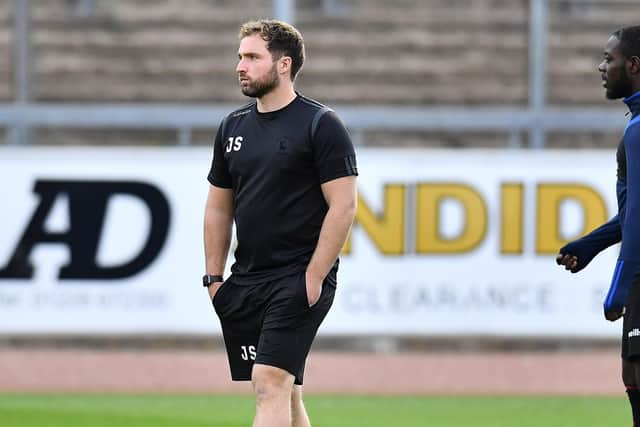 Head of sports science Jake Simpson has left Hartlepool United to join Stockport County.  Picture by FRANK REID