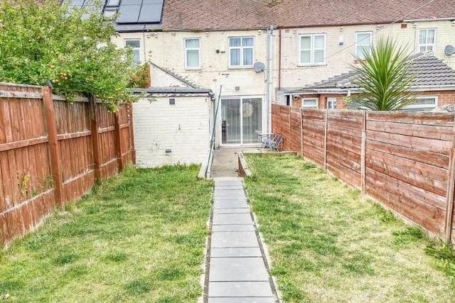 This three bed terraced house in Wharton Terrace boasts an enclosed garden. Currently on the market with Pattinson.