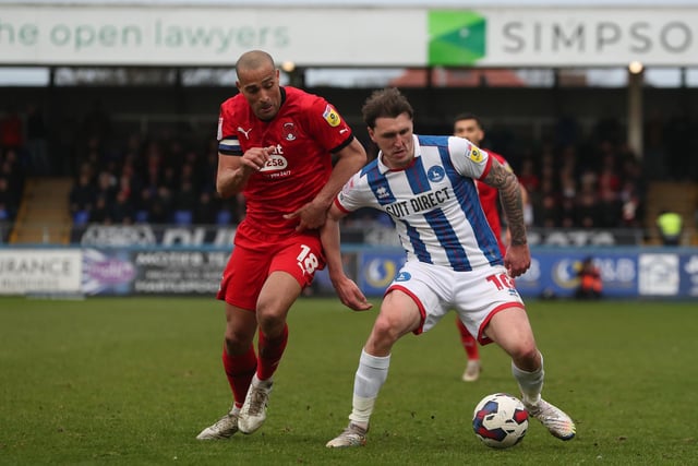 Got Pools moving up the field time and time again on the half turn. Was Hartlepool’s main man in the first half. Continued his strong return from injury. (Photo: Mark Fletcher | MI News)