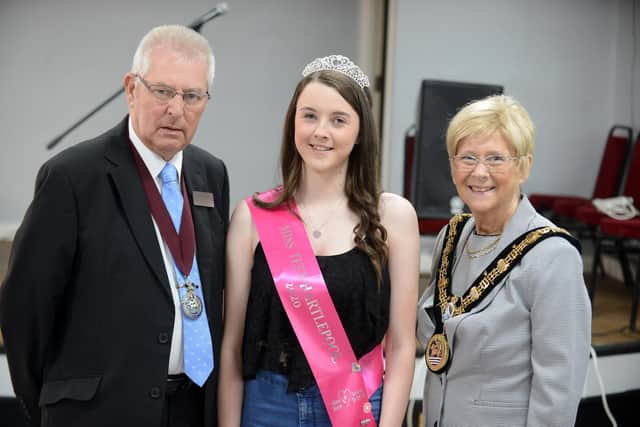 Hartlepool Mayor Cllr Brenda Loynes with husband Dennis and Miss Teen Hartlepool Chloe Richards during the judging of the Hartlepool Carnival's Talent Competition last year.