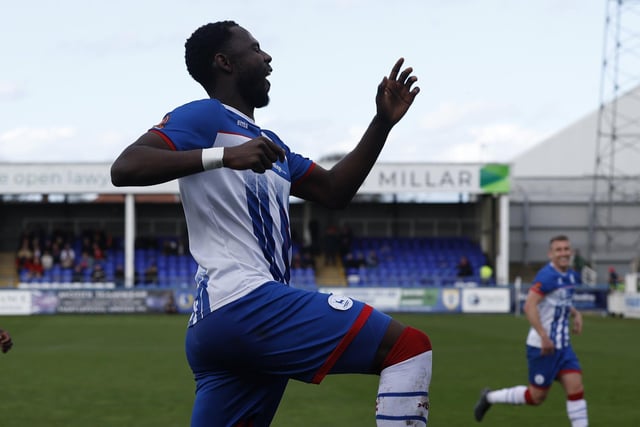 Supporters will be desperately hoping that this isn't his last game for Pools. With another year still to run on his contract, it will take an exceptional offer to prize the talismanic striker away from the Suit Direct. Has scored 21 league goals this season, but hasn't scored from open play for two months.