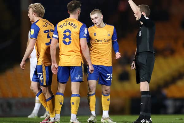 Mansfield Town picked up 85 yellow cards in their 46 games in the 2021/22 season.