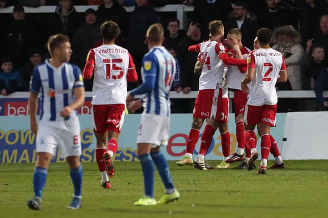 Hartlepool United came from a goal behind to rescue a draw at home to Stevenage. (Credit: Mark Fletcher | MI News)
