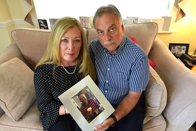 Pam and Bill Shurmer are trying to raise £2,000 to have defibrillators installed in the area where son Danny lived.