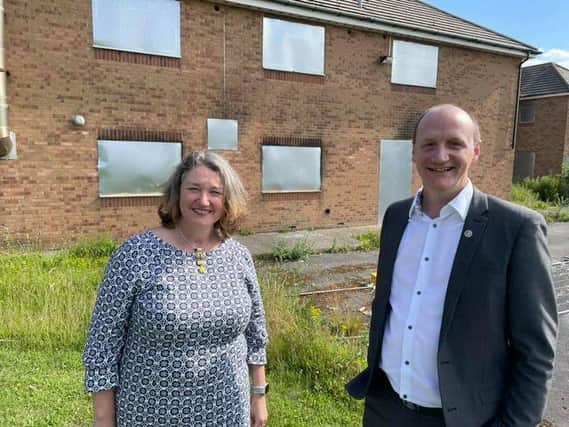 Jill Mortimer MP and Councillor Shane Moore attended the site on Thursday afternoon. Mr Moore has said that Jill Mortimer MP  "has taken a keen interest in this site since the by-election campaign".