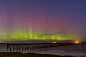 Reader Paul Gale kindly sent us this fabulous picture of the colourful Northern Lights off the Hartlepool coast recently.