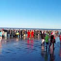 The 2023 Boxing Day Dip at Seaton Carew saw a bumper turnout.
