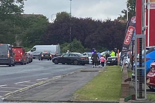Emergency services were called to a crash on Burn Road in Hartlepool. Photo by John Jasper.