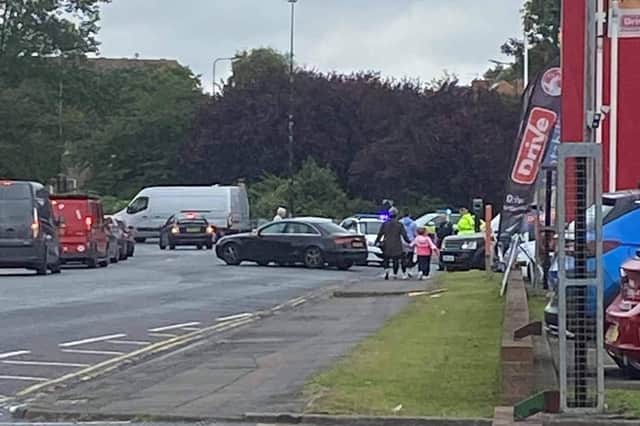 Emergency services were called to a crash on Burn Road in Hartlepool. Photo by John Jasper.