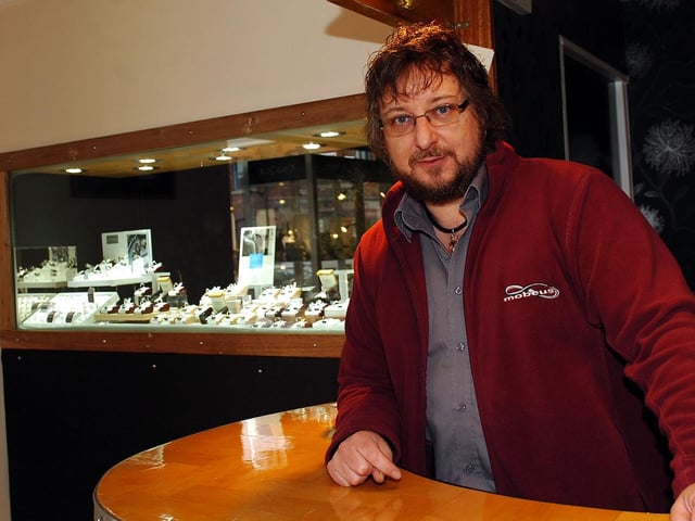 Master jeweler Mark Lloyd of Mobeus back in 2013.