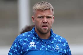 Nicky Featherstone completed his return to Hartlepool United ahead of the National League fixture with Boreham Wood. (Photo: Mark Fletcher | MI News)