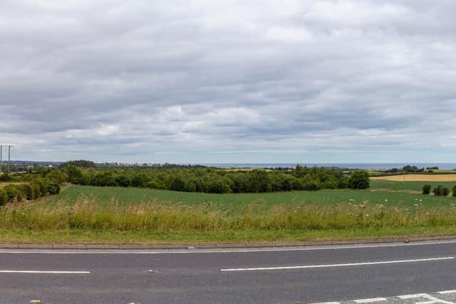A view of the proposed site off the A179 Hart bypass.
