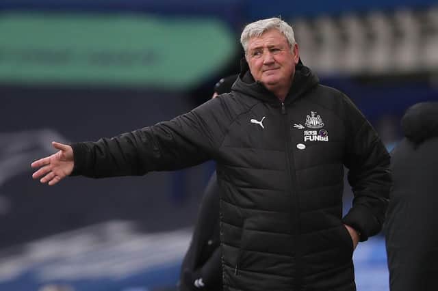 Newcastle United head coach Steve Bruce. (Photo by MOLLY DARLINGTON/POOL/AFP via Getty Images)
