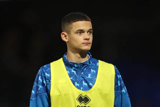 Max Storey scored twice for Hartlepool United's academy side during their 5-1 win over Blyth Spartans in the FA Youth Cup. (Credit: Mark Fletcher | MI News)