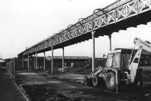 The Steelworks Bridge which was the perfect short cut to Seaton Baths.