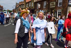 Annual Greatham Feast village fete parade last year.