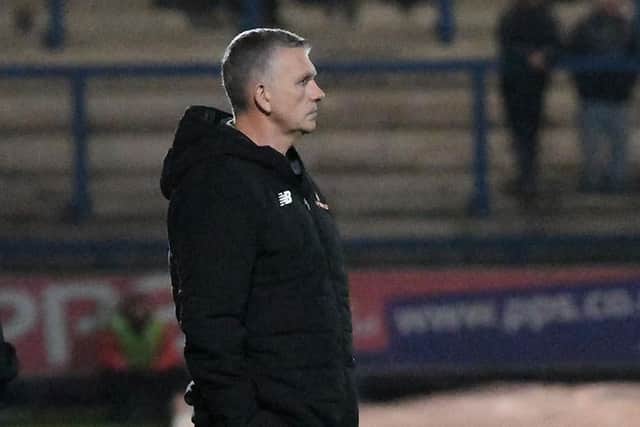 John Askey will continue to fight to turn Hartlepool United's fortunes around this season.