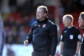 Swindon Town head coach Scott Lindsey reveals slight criticism despite victory over Hartlepool United. (Photo by Pete Norton/Getty Images)