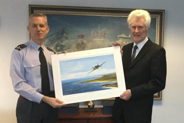 Denis Fox (right) with Air Chief Marshal of the RAF Sir Stephen John Hillier, GCB, CBE, DFC, ADC in February 2019./Photo: James Anthony Cowan