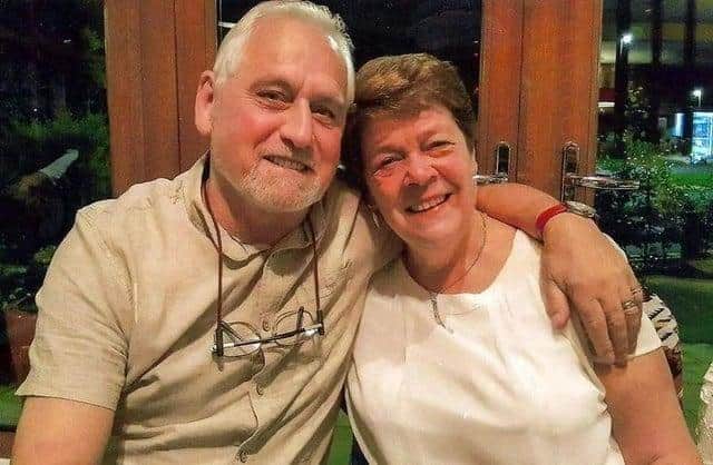 June and Bryan Gowland. Brian passed away from Covid-19 in November 2020.