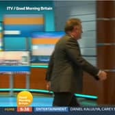 Piers Morgan storms off ITV's Good Morning Britain. Picture by ITV