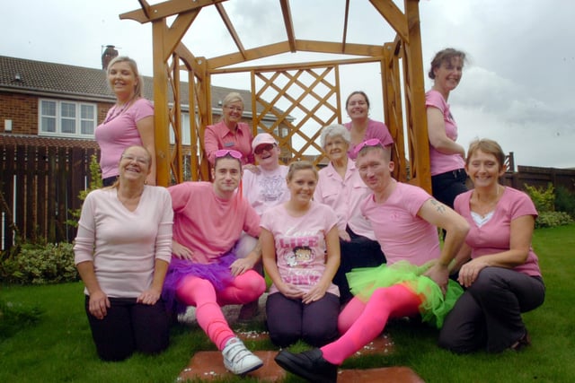 Staff and residents at Warrior Park Care Home wear pink to support Tickled Pink in 2009.





CATCHLINE HM4109WARRIORPINK