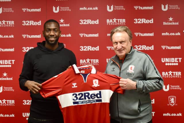 Middlesbrough have completed the signing of Yannick Bolasie on loan from Everton.