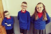 Back to school in Hartlepool. George, Emeli-Rae and Lincoln ready for the year ahead.