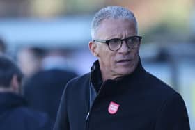 Hartlepool United Interim manager Keith Curle is looking for consistency ahead of the FA Cup second round tie with Harrogate Town. (Credit: Mark Fletcher | MI News)