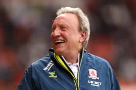 Middlesbrough manager Neil Warnock.