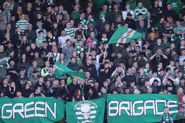 Celtic Park has made use of a safe standing area since 2016  (Photo by Ian MacNicol/Getty Images)