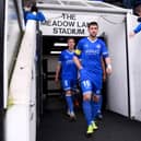 Danny Hollands of Eastleigh walks out for the second half during the Vanarama National League match between Notts County and Eastleigh at Meadow Lane.