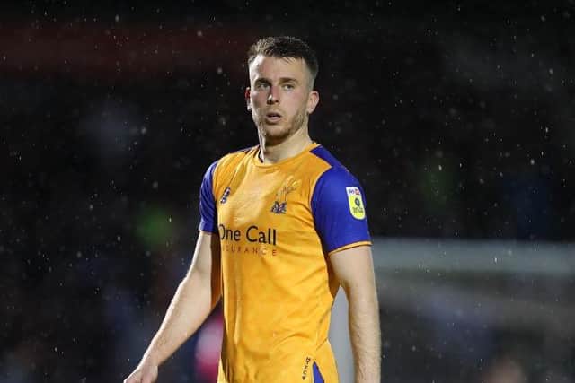 Rhys Oates will miss the League Two meeting with Hartlepool United. (Photo by Pete Norton/Getty Images)