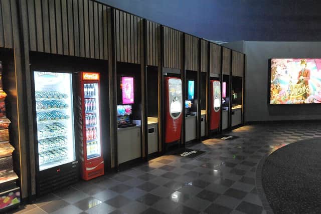 The new concession stands at Vue Cinema Hartlepool which allows people to help themselves to a range of food and drinks.