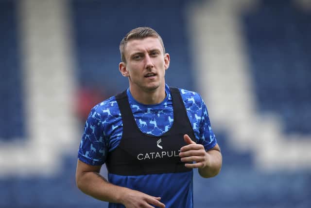 David Ferguson and his Hartlepool United team-mates took part in an open training session at the Suit Direct Stadium. (Credit: Tom West | MI News)