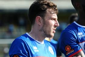 Kieran Wallace made his first appearance for Hartlepool United following his summer move from Mansfield Town in the win over Southend United. Picture by FRANK REID