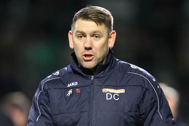 Dave Challinor on the touchline during the FA Cup match between Yeovil Town and Hartlepool United at Huish Park, Yeovil on Tuesday 12th November 2019. (Credit: Gareth Williams)
©MI News