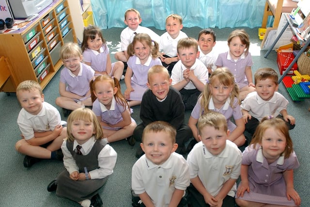 Who do you recognise among these pupils at St Teresa's in January 2004?