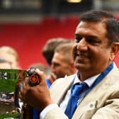 Hartlepool United chairman Raj Singh has delivered a further update on the sale of the club. (Photo by Harry Trump/Getty Images)