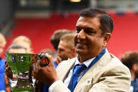 Hartlepool United chairman Raj Singh has delivered a further update on the sale of the club. (Photo by Harry Trump/Getty Images)