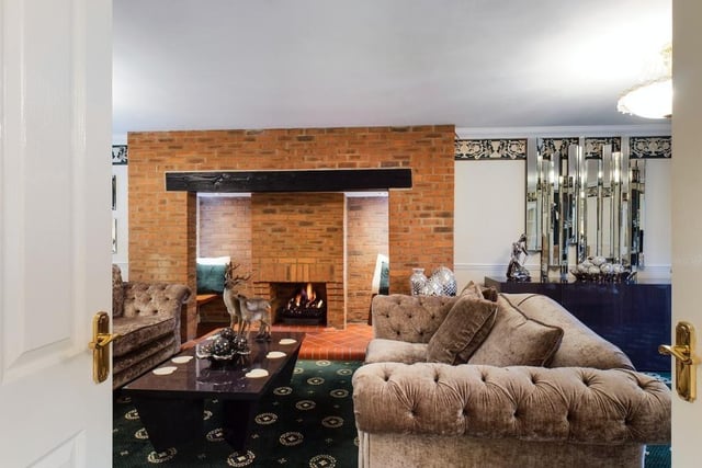 The living room is the perfect place to spend the long winter evenings.
