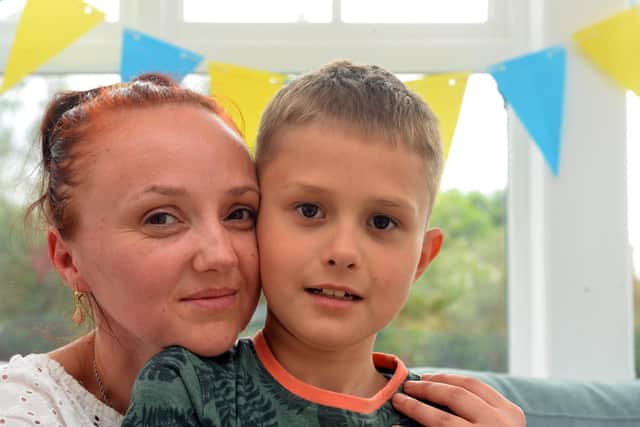 Svitlana and Illia are rebuilding their lives in Hesleden.