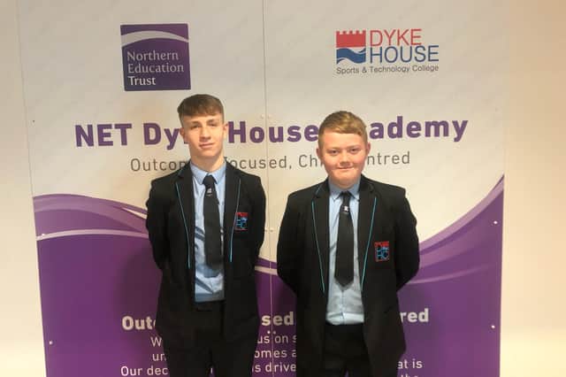 Elite students Shay Wood and Zac Fitzpatrick have been rewarded for their achievements.