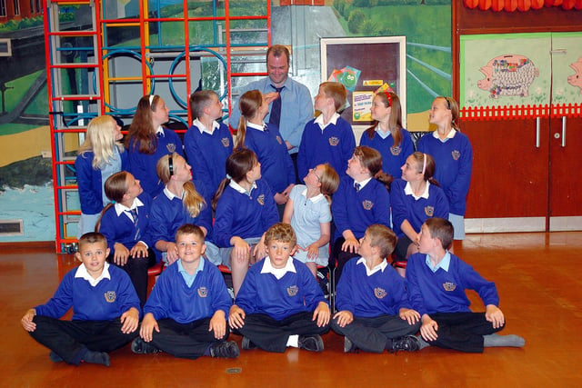St Bega's Primary School pupils were pictured on their last day n 2007.